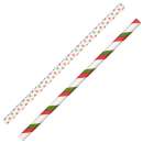 Red and Green Design Lollipop Sticks